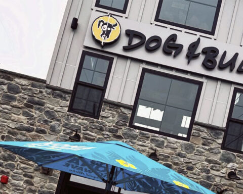 Dog & Bull Taphouse exterior on Bristol Pike - Croydon PA