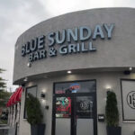 Blue Sunday Bar & Grill modern exterior on Street Road - Bensalem PA