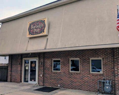 The Borough Pub exterior on Farragut Avenue - Bristol PA