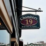 Sidewalk dining area on Main Street - Chambers 19 Bistro Doylestown