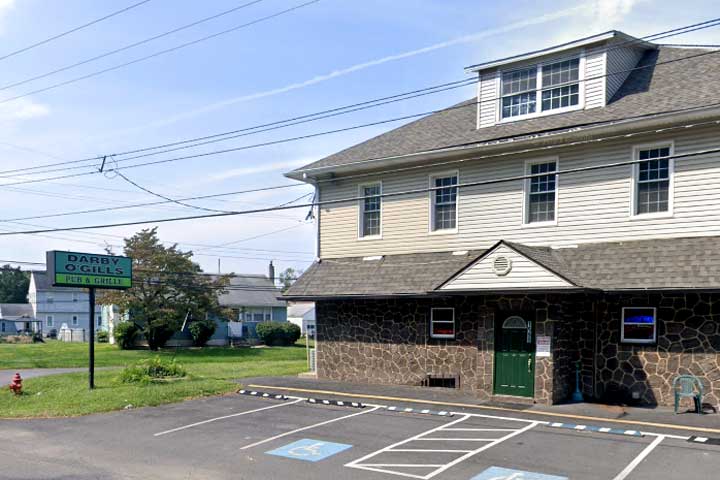 Exterior of Darby O’Gills on Bristol Pike in Morrisville