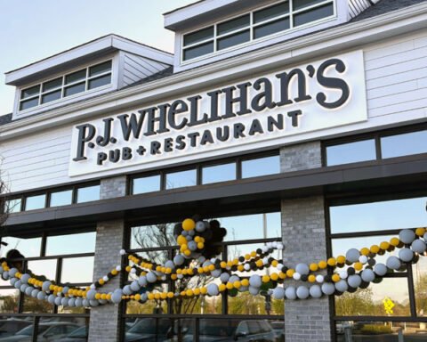 P.J. Whelihan's exterior entrance in the Village at Newtown PA