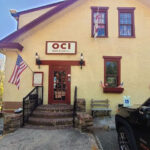 Exterior shot of OCI Bar & Grill near the Neshaminy Creek in Hulmeville